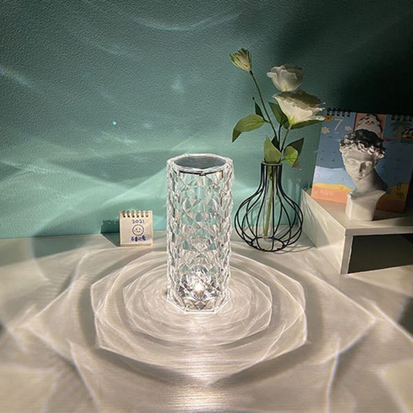 Nordic Crystal USB Bedroom Table Lamps